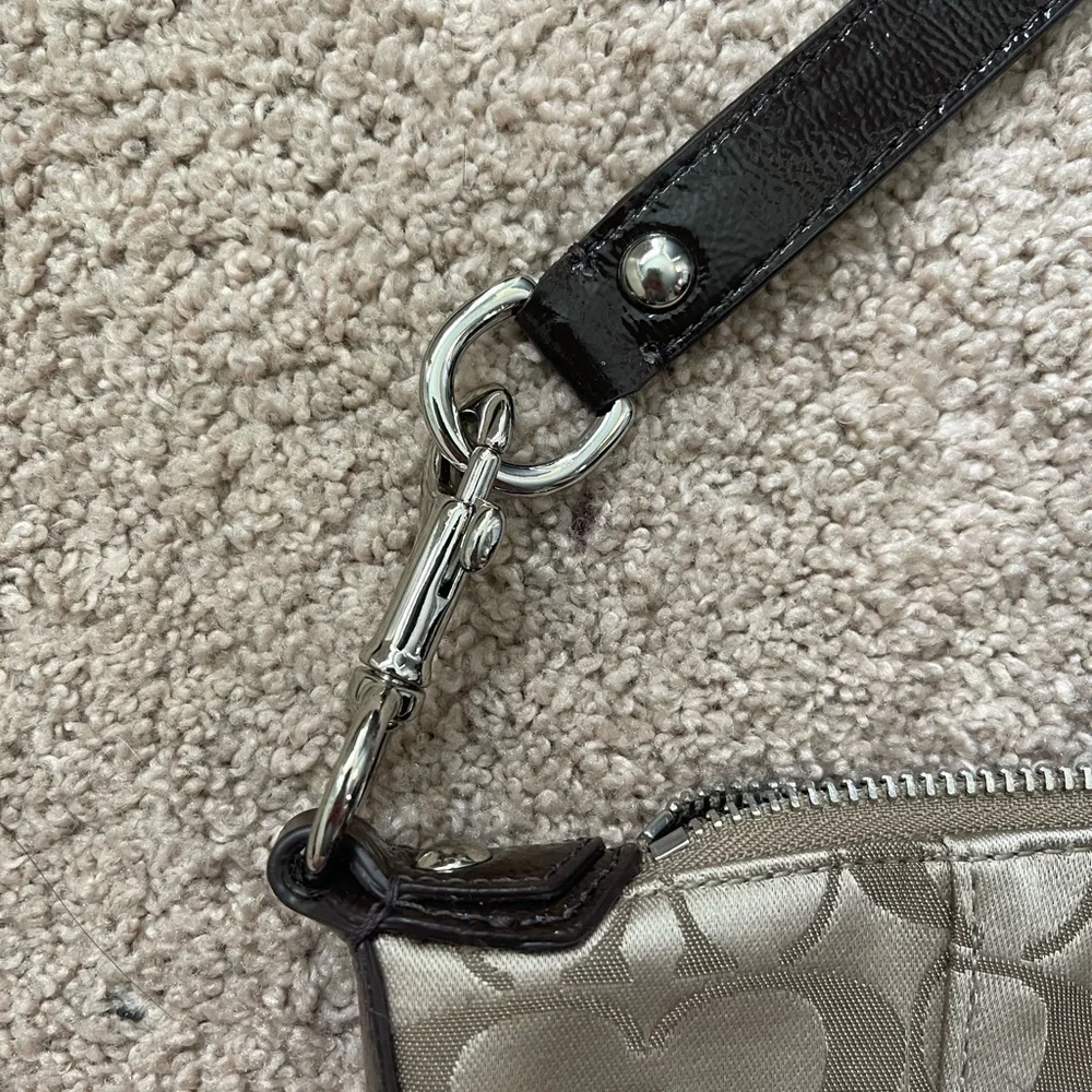 coach brown satchel tote crossbody shoulder bag - Picture 10 of 17